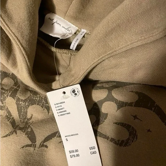 New with tags Urban Outfitters Out from Under hoodie - Picture 2 of 8